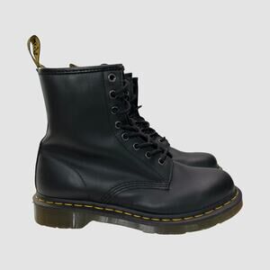 Dr. Martens 1460 Black Smooth Leather Lace-Up Boots Size 9 US Women’s